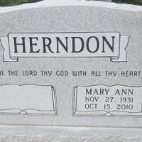 Mary Ann HERNDON