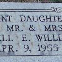 Infant Daughter WILLIAMS