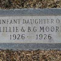 Infant Daughter MOORE